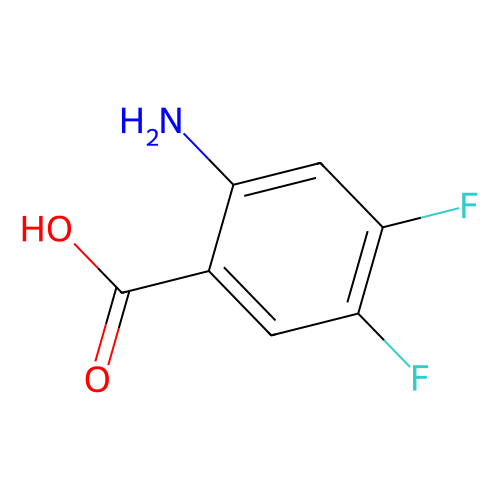 2-氨基-4,5-<em>二</em><em>氟</em><em>苯甲酸</em>，83506-93-8，98%