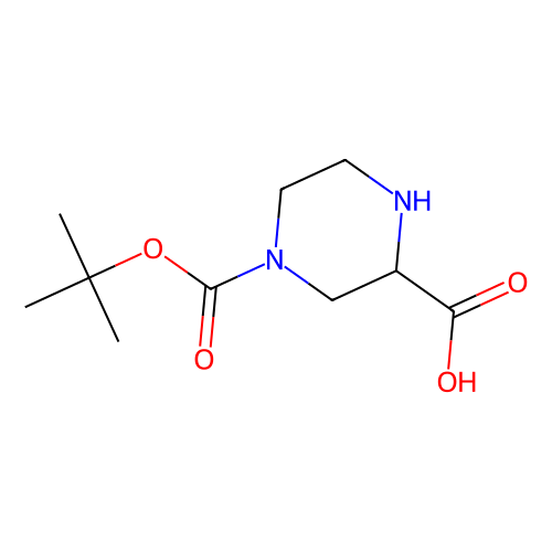 4-Boc-<em>哌嗪</em>-<em>2</em>-<em>羧酸</em>，128019-59-0，97%