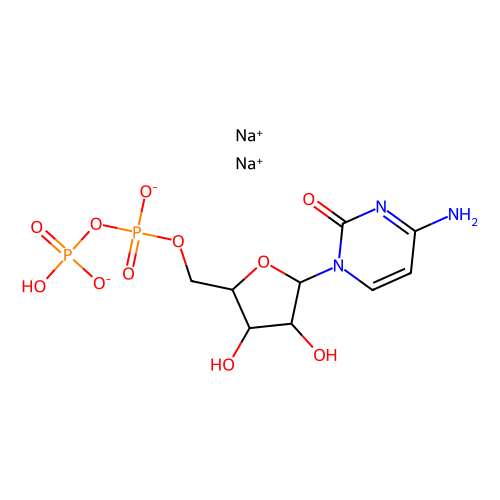 胞啶-5'-<em>二磷酸</em> <em>二</em><em>钠盐</em>，54394-90-0，98%