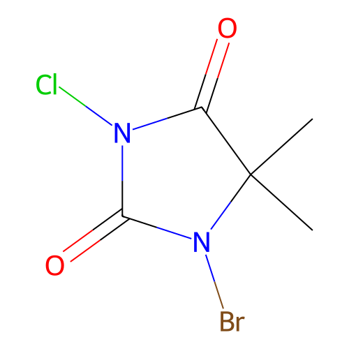 <em>1</em>-溴-3-氯-5,5-二甲基<em>海因</em>，16079-88-2，98%