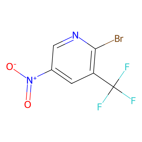 2-溴-5-<em>硝基</em>-<em>3</em>-(三氟甲基)<em>吡啶</em>，956104-<em>42</em>-0，98%