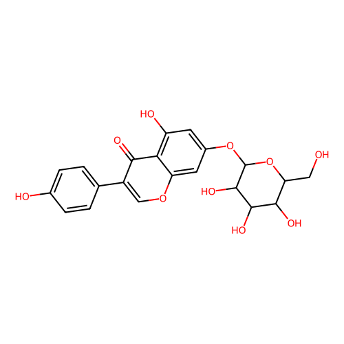 染料木苷，<em>529-59-9</em>，from Glycine max (soybean), ≥95% (HPLC)
