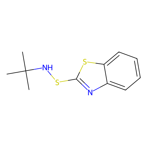 <em>N</em>-叔丁基-<em>2</em>-苯并噻唑次磺酰胺，95-31-8，98%