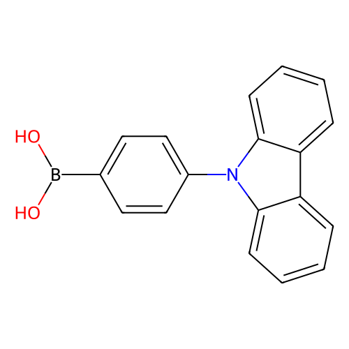 <em>4</em>-(9-<em>咔唑</em>基)苯硼酸 (含不定量的酸酐)，419536-33-7，98%