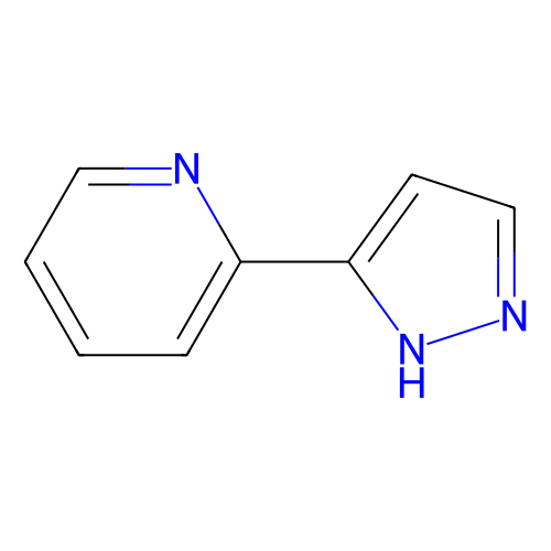 2-(<em>1</em>H-吡唑-3-基)<em>吡啶</em>，75415-<em>03</em>-1，98%