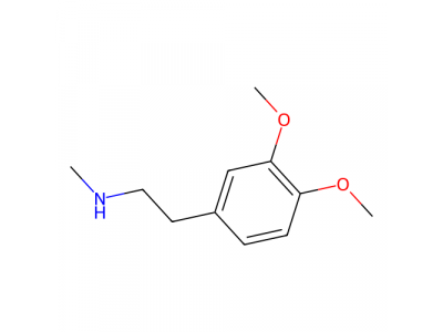 2-(3,4-二甲氧基苯基)-N-甲基乙胺，3490-06-0，≥95.0%(GC)
