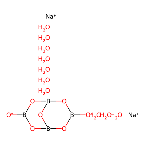 <em>四</em><em>硼酸</em>钠，十水，1303-96-4，CP,99.0%