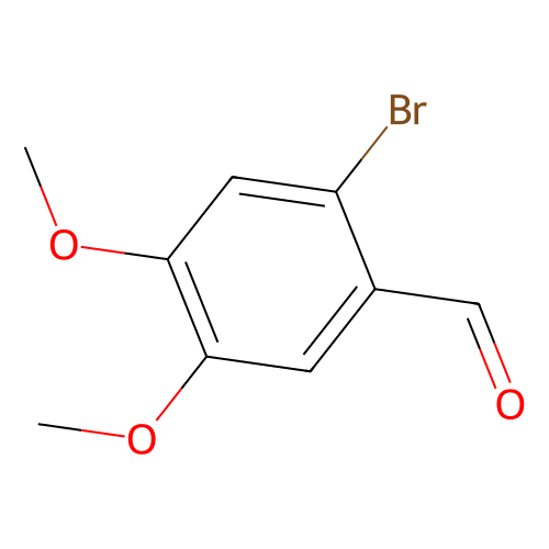 6-溴藜芦醛，5392-<em>10-9</em>，>95.0%(GC)