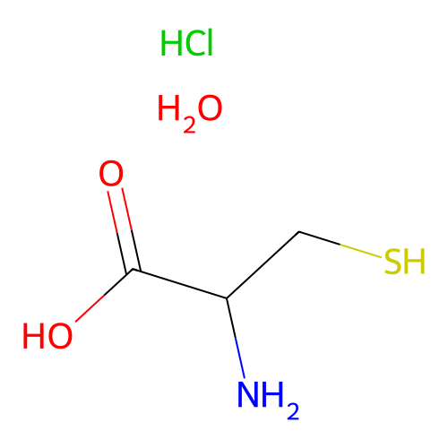 DL-<em>半胱氨酸盐酸</em>盐一水合物，116797-51-4，>98.0%(T)