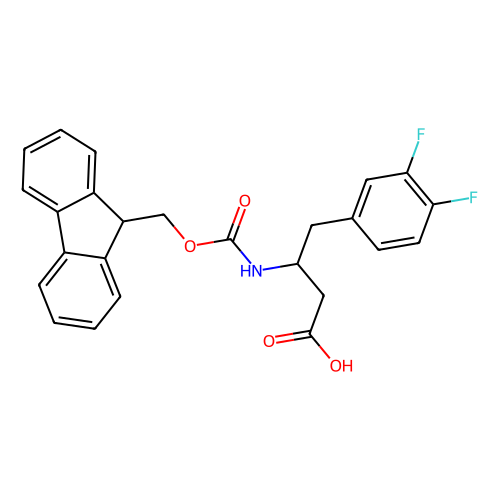 Fmoc-(S)-<em>3</em>-氨基-<em>4-</em>(<em>3,4-</em><em>二</em><em>氟</em>苯基)丁酸，270063-55-<em>3</em>，≥98.0%