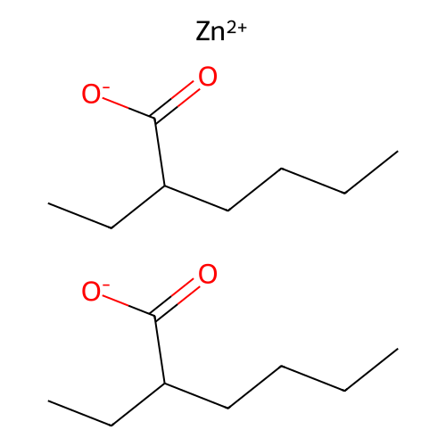 <em>2</em>-<em>乙基</em><em>己酸</em>锌，136-53-8，~18% Zn，~1% Diethylene glycol monomethyl ether