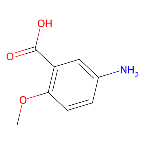 <em>5</em>-氨基-<em>2</em>-甲氧基苯甲酸，3403-47-<em>2</em>，>97.0%