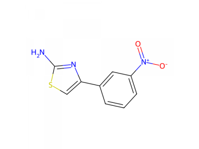 4-(3-硝基苯基)噻唑-2-基胺，57493-24-0，95%