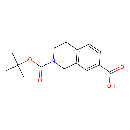 <em>2</em>-[(叔<em>丁</em><em>氧基</em>)羰基] -<em>1,2</em>,3,4-四<em>氢</em><em>异</em><em>喹啉</em>-7-羧酸，149353-95-7，97%