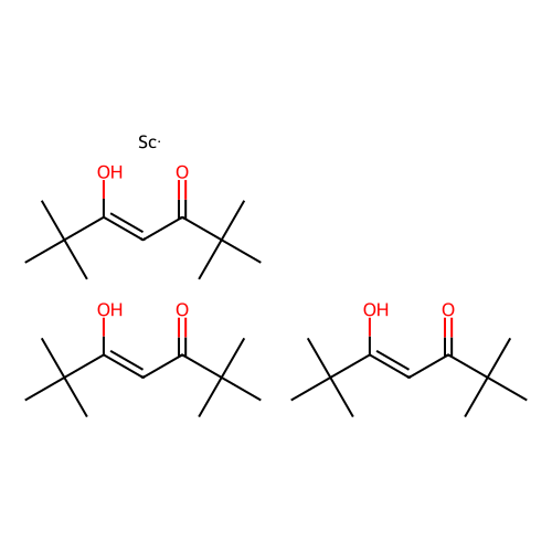 (2,2,<em>6</em>,6-四甲基-3,5-<em>庚</em><em>二</em>酮酸)钪(III)，15492-49-6，98%