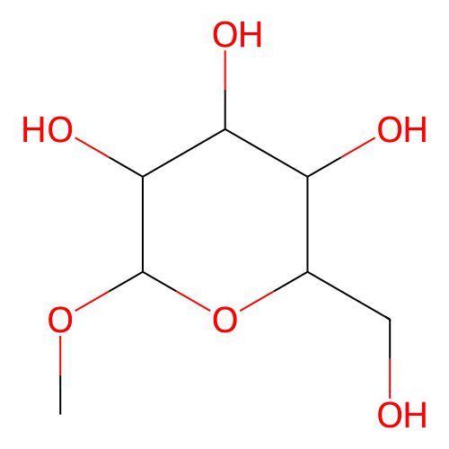 甲基α-<em>D</em>-吡喃<em>半乳糖</em>苷，3396-99-4，＞98.0%