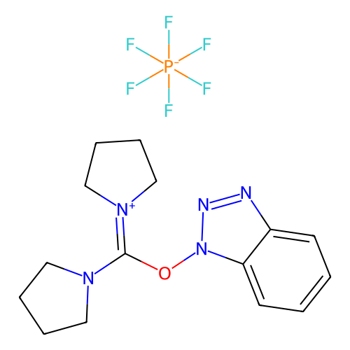 (苯并三唑-1-<em>基</em>)-<em>N</em>,<em>N</em>,<em>N</em>',<em>N</em>'-二吡咯<em>基</em>脲六氟<em>磷酸</em>酯，105379-24-6，98%