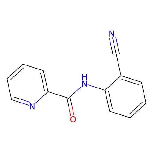 N-(<em>2</em>-<em>氰</em><em>基</em><em>苯基</em>)吡啶-<em>2</em>-甲酰胺，304650-<em>02</em>-0，95%