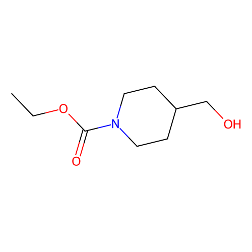 4-(<em>羟</em>甲基)哌啶-1-羧酸<em>乙</em>酯，118156-56-2，98%