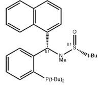 [S(R)]-N-[(S)-[<em>2</em>-(<em>二叔</em><em>丁基</em><em>膦</em>)苯基]-1-萘基甲基]-N-甲基-<em>2</em>-叔<em>丁基</em>亚磺酰胺，≥95%