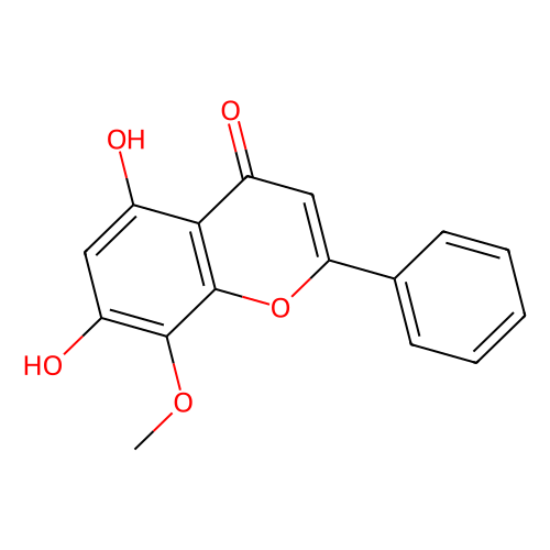 汉黄芩素，<em>632-85-9</em>，分析标准品,≥98%