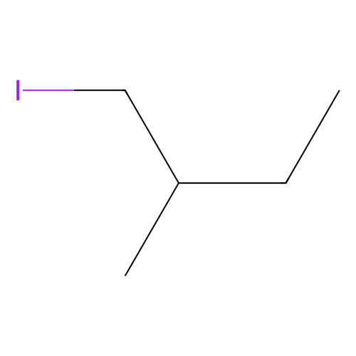 1-<em>碘</em>-2-甲基<em>丁烷</em>(含稳定剂铜屑)，616-14-8，95%