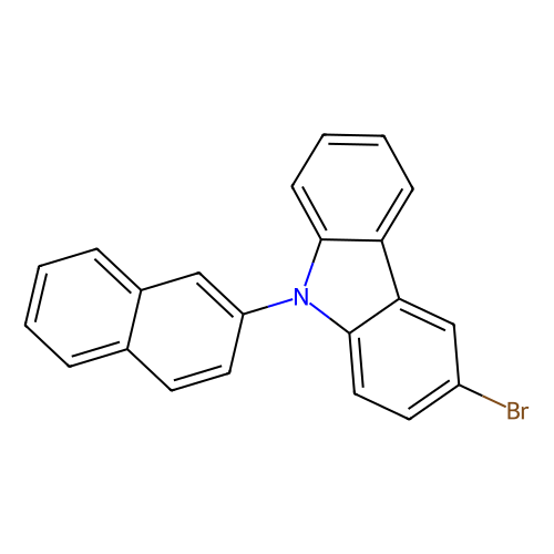 <em>3</em>-溴-9-(2-萘基)<em>咔唑</em>，934545-80-9，>97.0%(HPLC)