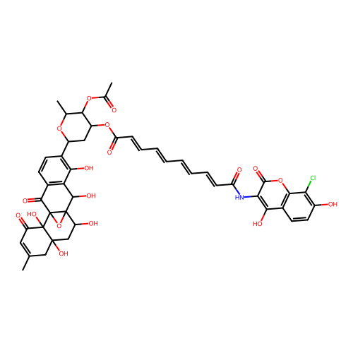 Simocyclinone <em>D8</em>,拓扑异构酶I和II抑制剂，301845-97-6，≥97%