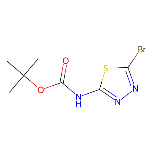 <em>N-Boc-2</em>-氨基-<em>5</em>-溴[<em>1,3,4</em>]噻二唑，1048358-33-3，95%