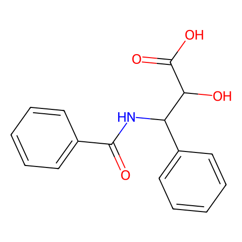 <em>N</em>-<em>苯甲酰基</em>-(2R,3S)-3-<em>苯基</em>异丝氨酸，132201-33-3，98%