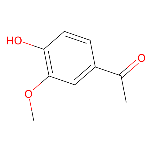 4'-羟基-3'-甲氧基苯乙酮，498-02-2，>98.0%(GC