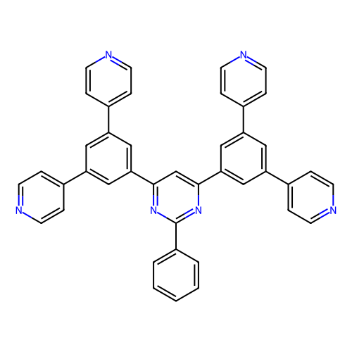 <em>4</em>,6-双（3,5-二（吡啶-<em>4</em>-基）苯基）-<em>2</em>-苯基嘧啶，1097652-83-9，99%，Sublimed