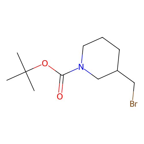 (R)-3-(溴甲基)<em>哌啶</em>-1-<em>羧酸</em>叔丁酯，1002359-91-2，97%