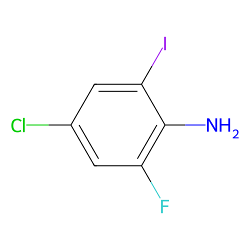 <em>4</em>-氯-2-<em>氟</em>-6-<em>碘</em><em>苯胺</em>，216393-67-8，98%