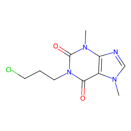 1-(<em>3</em>-氯<em>丙基</em>)可可碱，74409-52-2，95%