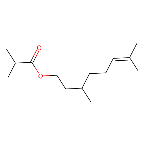 异丁酸香茅酯，97-89-2，92%(<em>mixture</em> of isomers)