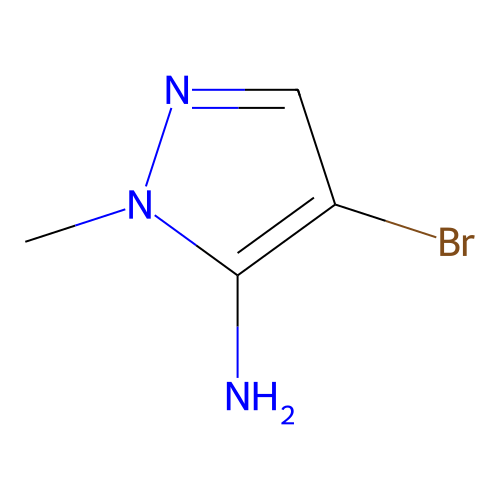 5-氨基-<em>4</em>-溴-1-<em>甲基</em><em>吡唑</em>，105675-85-2，97%
