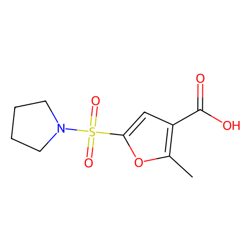 2-甲基-5-(1-吡咯烷基磺<em>酰</em>基)-3-<em>糠</em>酸，306936-43-6，≥95%