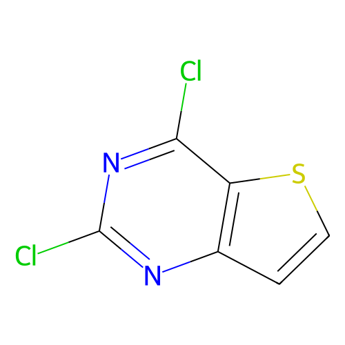 <em>2</em>,4-二氯<em>噻吩</em><em>并</em>[<em>3</em>,2-d]嘧啶，16234-14-<em>3</em>，>98.0%