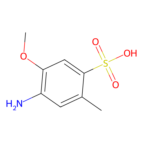 4-氨基-5-甲氧基-2-甲基苯磺酸，6471-78-9，97
