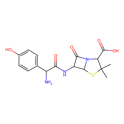 Amoxicillin，26787-<em>78</em>-0，10mM in DMSO
