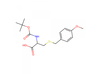 Boc-S-(4-甲氧基苄基)-L-半胱氨酸，18942-46-6，98%