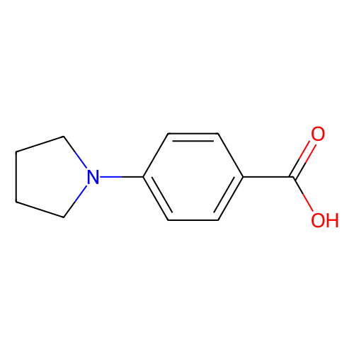 4-(<em>1</em>-<em>吡咯烷基</em>)苯甲酸，22090-27-3，97%