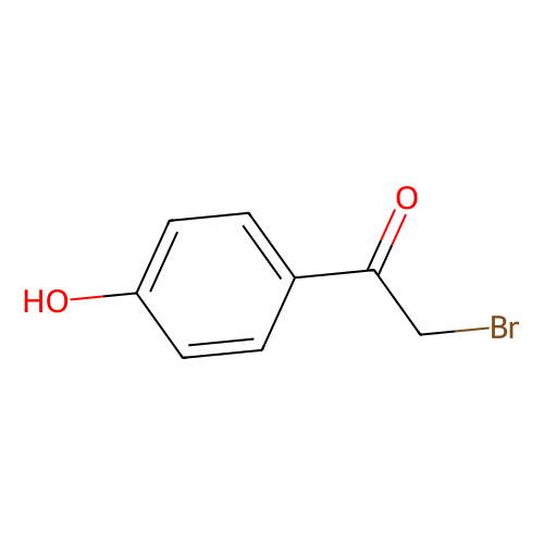 <em>2</em>-溴-4'-羟基乙酰苯，2491-38-5，98%