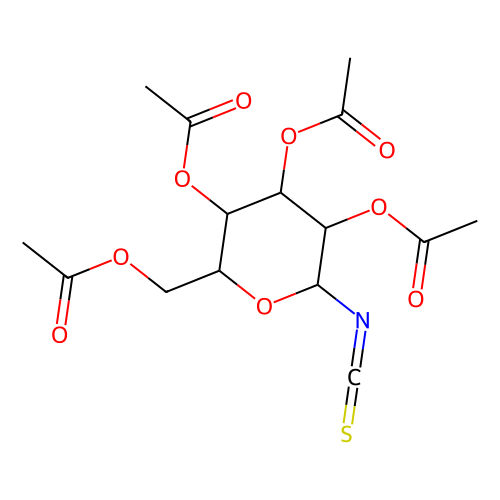 2,<em>3,4</em>,6-四-O-乙酰基-β-D-吡喃葡萄糖异硫氰酸酯，14152-97-7，98%