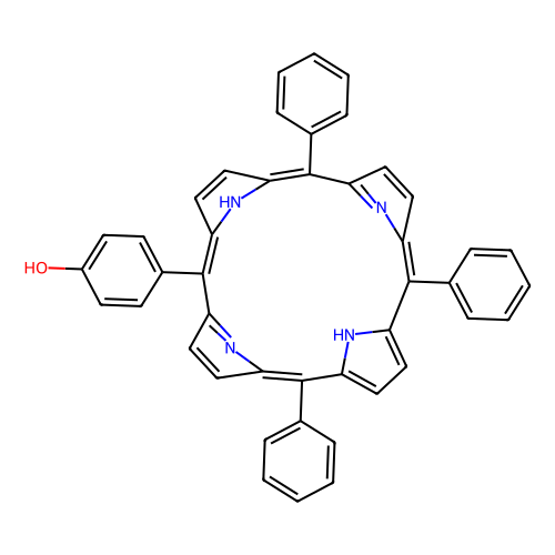 <em>5</em>-（羟苯基）- <em>10,15</em>,20-苯基卟啉，87345-22-0，95%