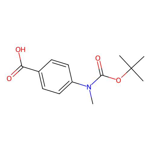 <em>4-N-Boc-N</em>-甲基氨基苯<em>甲酸</em>，263021-30-3，97%