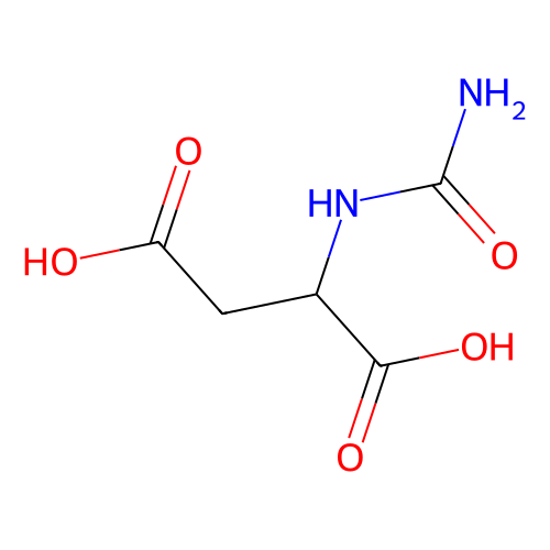 N-氨基甲酰基-DL-天冬氨酸，<em>923</em>-37-5，>98.0%(T)