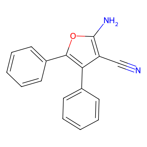2-氨基-4,5-二苯基-<em>3</em>-<em>呋喃</em><em>甲</em><em>腈</em>，5503-73-1，97%