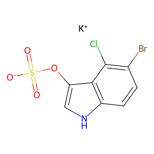 5-溴-4-氯吲哚-3-醇硫酸<em>酯</em><em>钾盐</em>，6578-07-0，98%